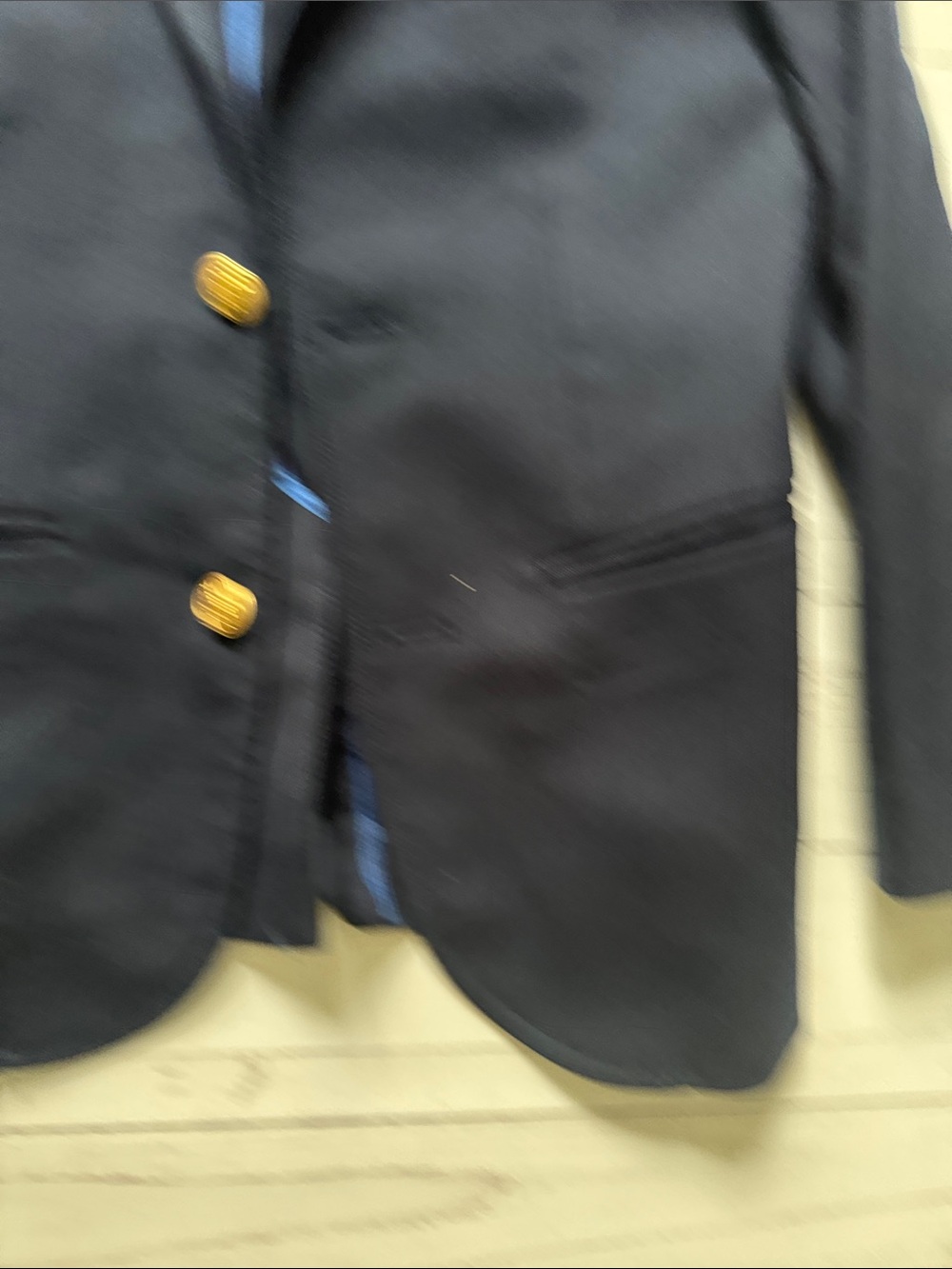 Jcrew boys Navy Blazer with Gold Buttons - Picture 5 of 7